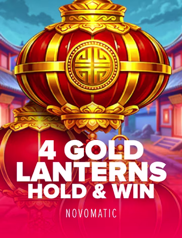 4 Gold Lanterns Hold & Win